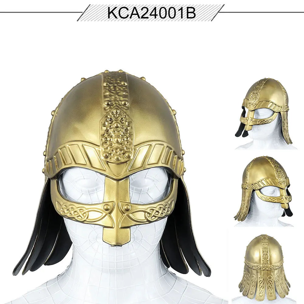 Renaissance Retro Style Viking Helmet Halloween Party LARP Theater Performance Cosplay Prop Medieval