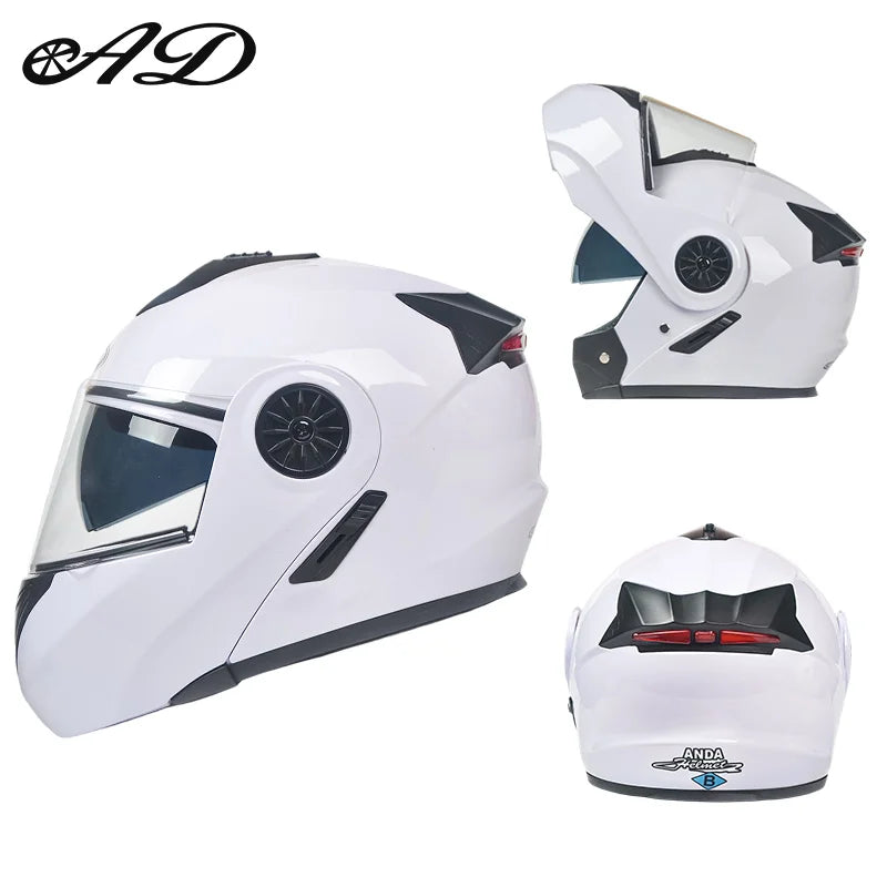 High Quality Unisex ABS Modular Portable Motorcycles Motocross Helmet New Generation Cascos Para Moto Motorbike Helmets Factory