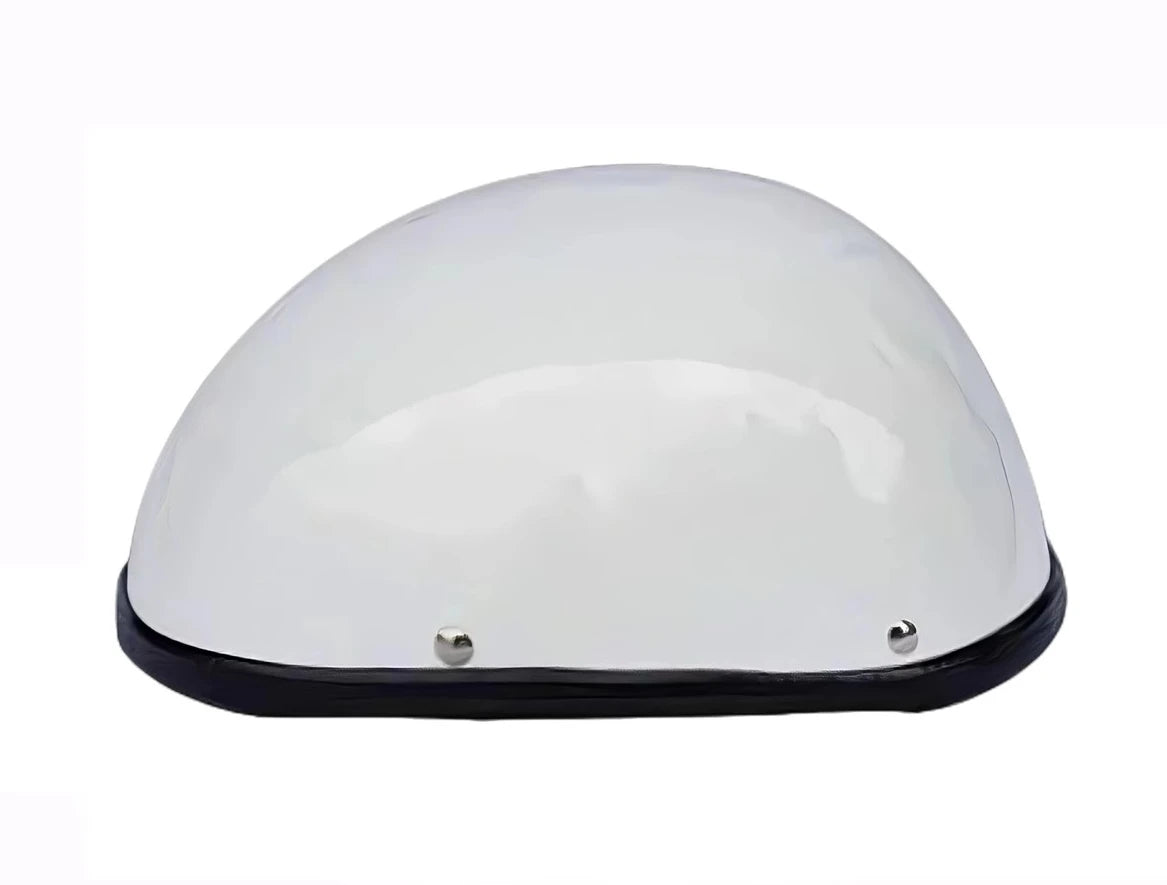 Vintage Retro German Soldier Half Helmet Fiberglass Shell Lightweight Cruise Off Road Motorcycle Helmet Cool Stylish Design