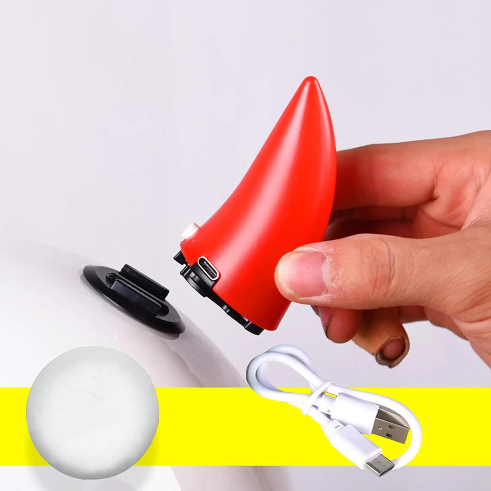 Illuminated Devil Horn for Helmet Waterproof Headwear Accessories Adhesive Car Roof Decoration Fit for Night Riding Motorcycle