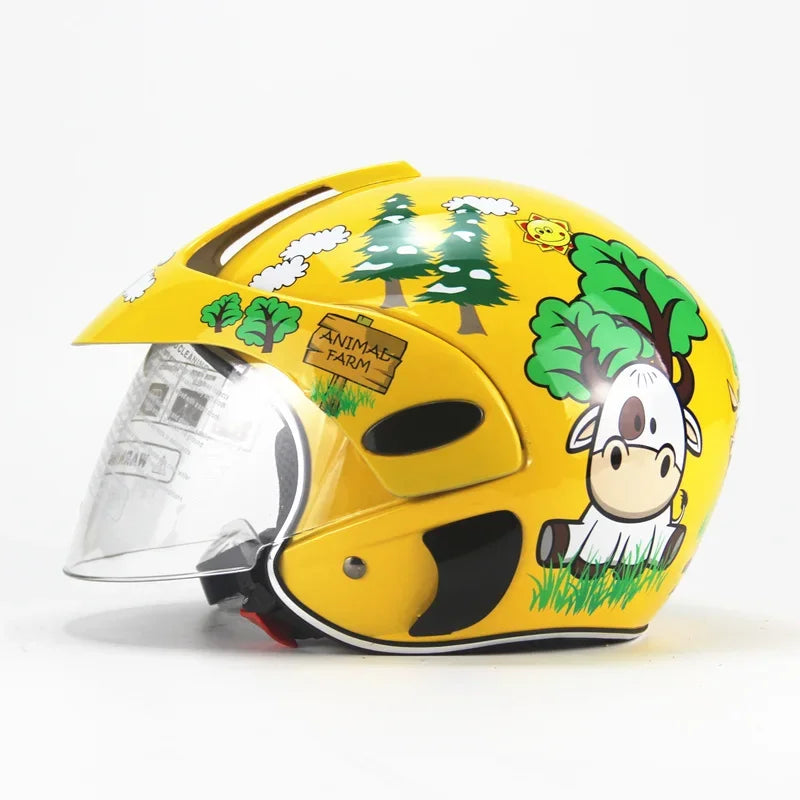 Children's Motocross Motorcycle Motor Helmet  Comfortable Motos Protective carton Safety Helmets