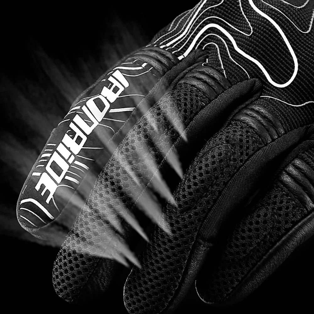 Summer Motocross Riding Racing Gloves Touch Screen Motorcycle Full Finger Protective Gloves Breathable Motorbike Non-slip Gloves