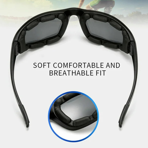 1 pairs Motorcycle Sports Biker Riding Glasses Wind Resistant Eye Protection Sports Goggles Cycling