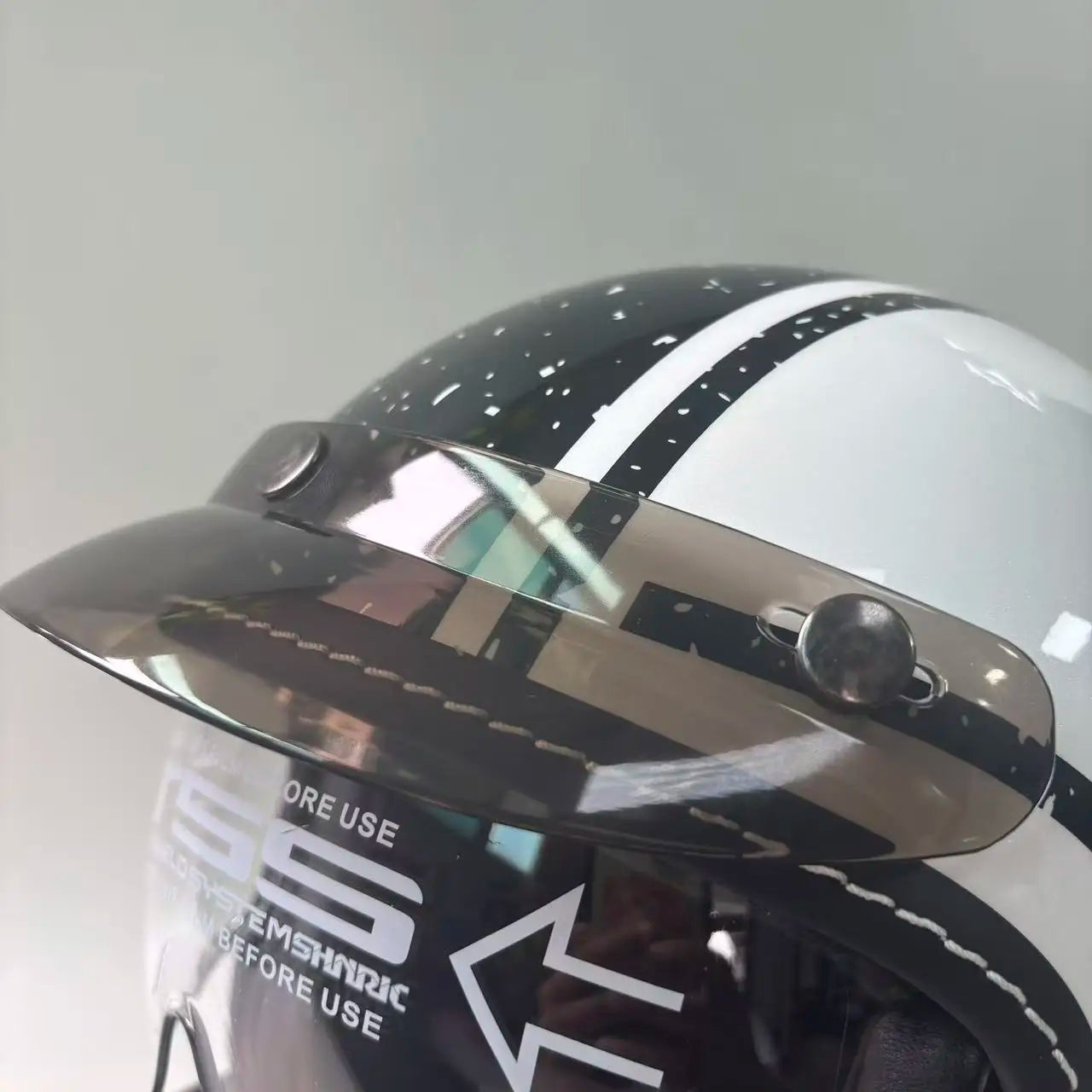 Retro Cruise Motorcycle Helmet Unisex Heavy Bike Riding Half Helmet Motorcycle 3/4 Helmet Vintage Style Cycling Protection