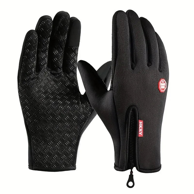 Winter Gloves for Men and Women Touch Screen Warm Sports Skiing Outdoor Riding Motorcycle Windproof Anti-slip Warm Gloves S-XL