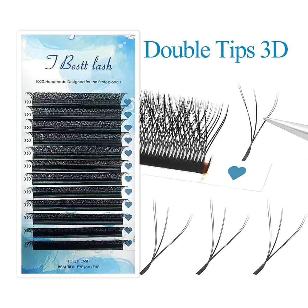 Tbestt 6DW Shape Lashes YY Eyelash Volume Extensions 5DW Cilia and Brazilian Volume Mink YY Cilios Extensions Cilios YY