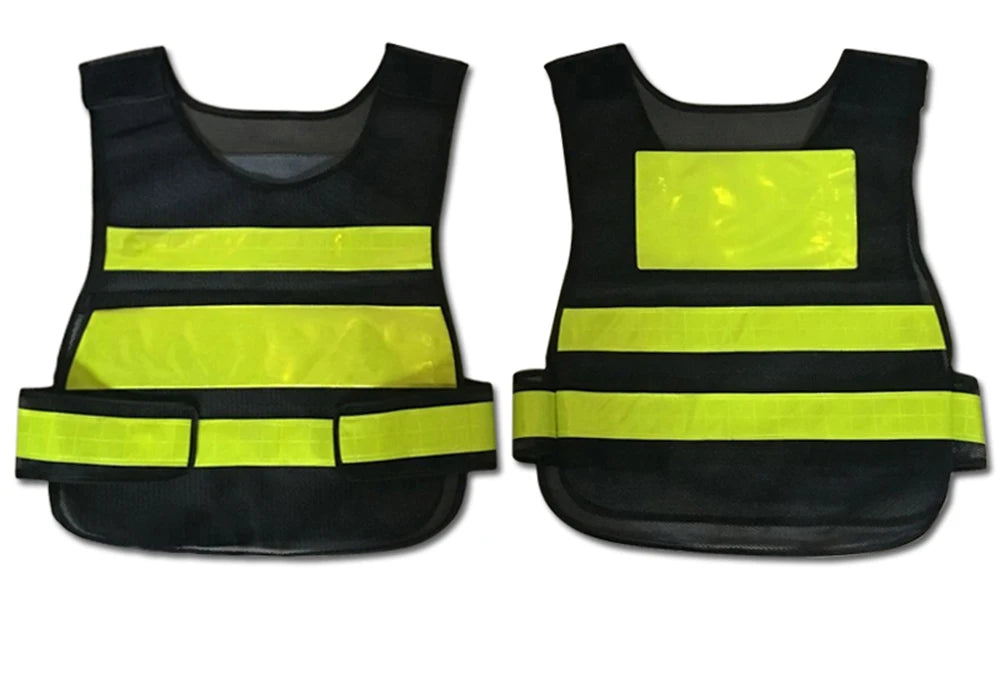Motorcycle Reflective Vest High Visibility Motocross Riding Off-Road Bicycle Vest Running Sports Jacket Logo Printing