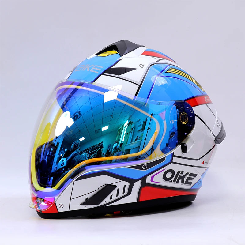 DOT Certified Unisex Full Face Motorcycle Helmet Anti-Fog UV Protection Downhill Racing Motorbike Riding Casco Capacete De Moto