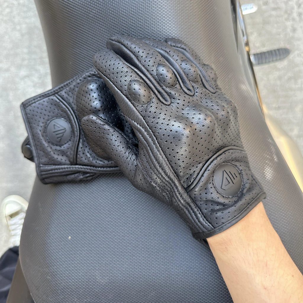 Motorcycle Gloves Men Women Moto Leather Cycling Glove Motorbike ATV Motor S 3XL Bicycle Protection Four Seasons Spring Autumn