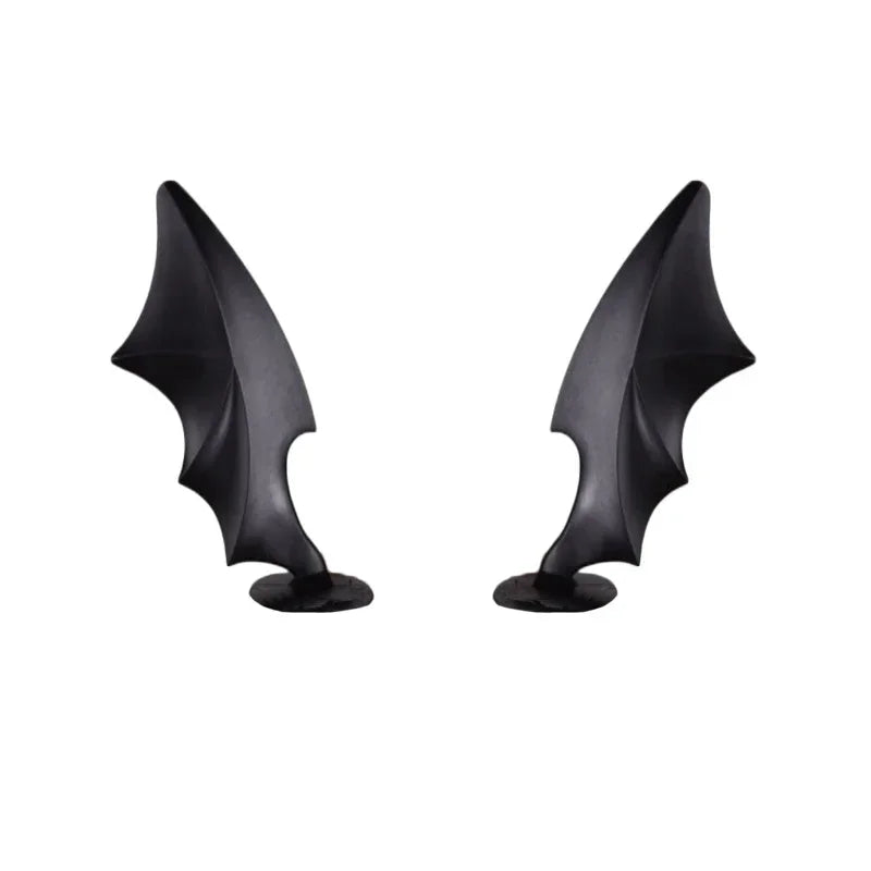 Devil Helmet Stickers for Men Horn Silicone Horns Gift for Motorcycle Electric Bike Helmet Decor Helmet Decal Gothic Punk Style