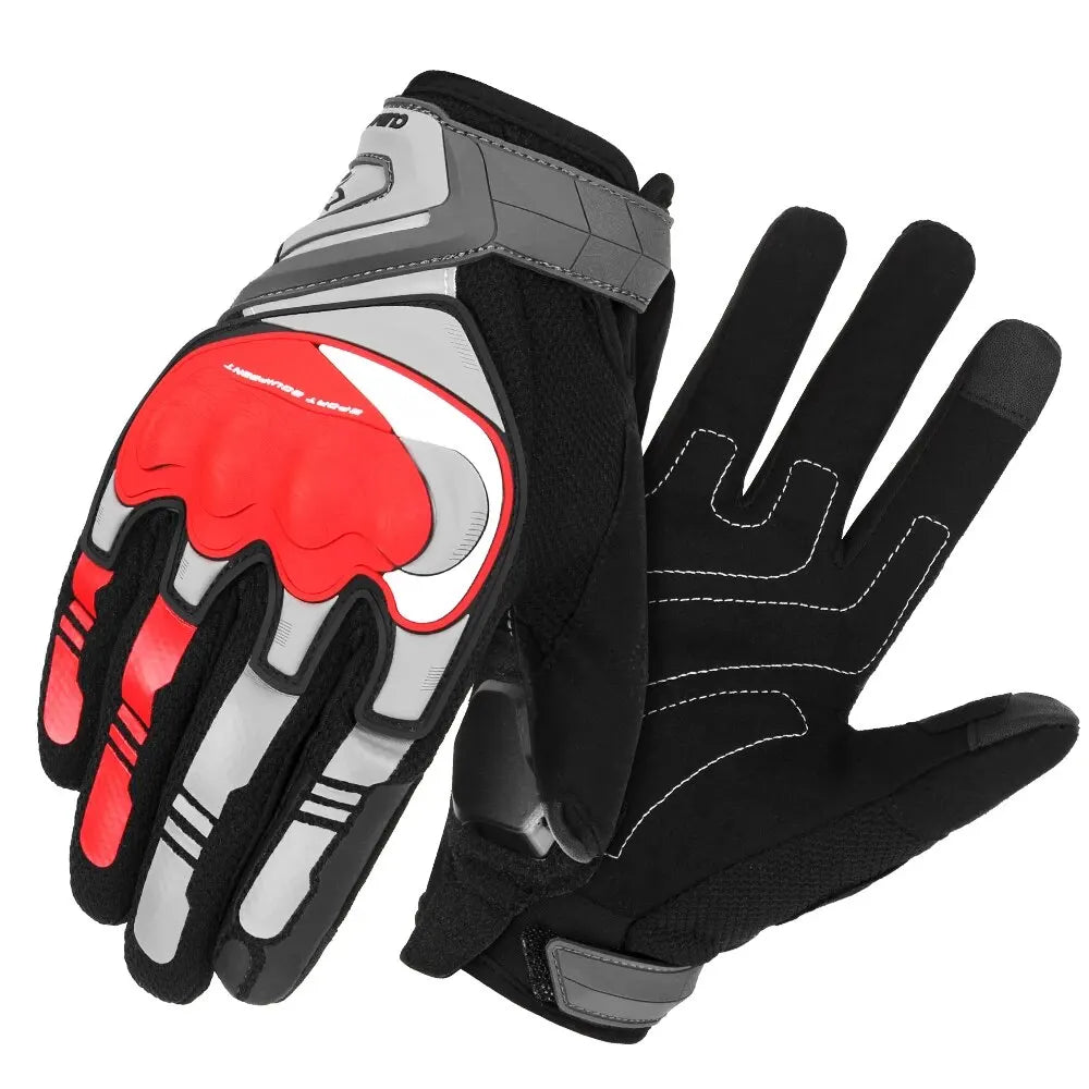 Motorcycle Gloves Unisex Breathable Touch Screen Dirt Bike Riding Protection Gloves Outdoor Sports Night Reflective Full Finger