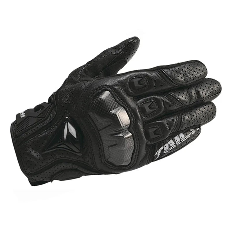 Motorcycle Gloves Genuine Leather Men's Motocross Racing Gloves RST390 Gloves Four seasons Touch Screen Guantes Moto