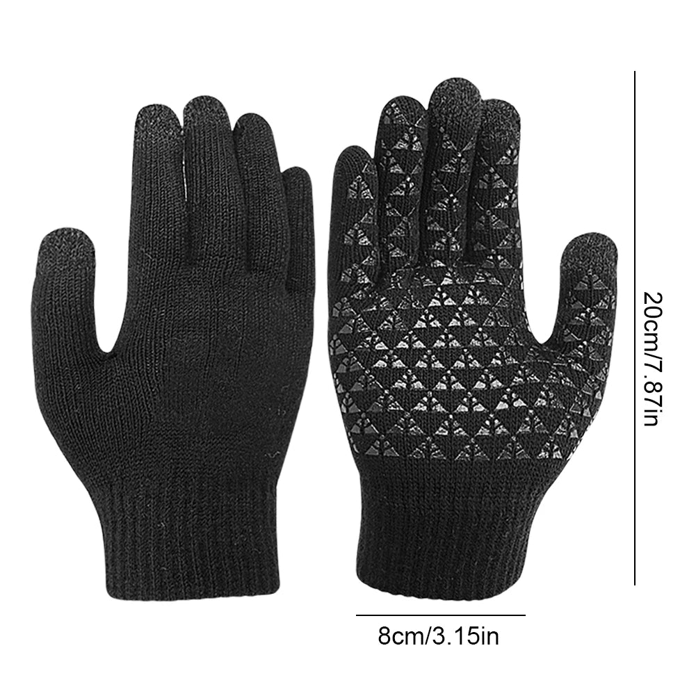 Motorcycle Bicycle Gloves Touch Screen Electric Heated Gloves Full Finger Warmer for Backpacking Mountaineering Riding Camping