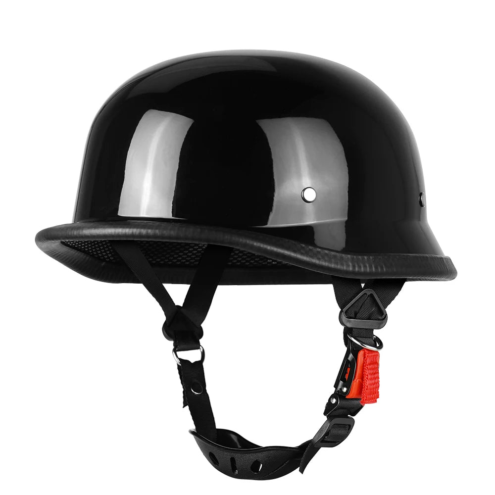 DOT Certification Motorcycle Half Helmet Vintage Fashion Motorbike Helmet Anti Fall And Sun Cap Moto Riding Safety Helmets S-2XL