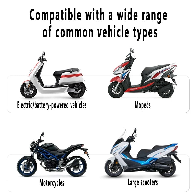 1pair Motorcycle Handlebar Covers, Winter Riding Protective Hand Covers, Electric Bike Fleece-lined Warm Gloves