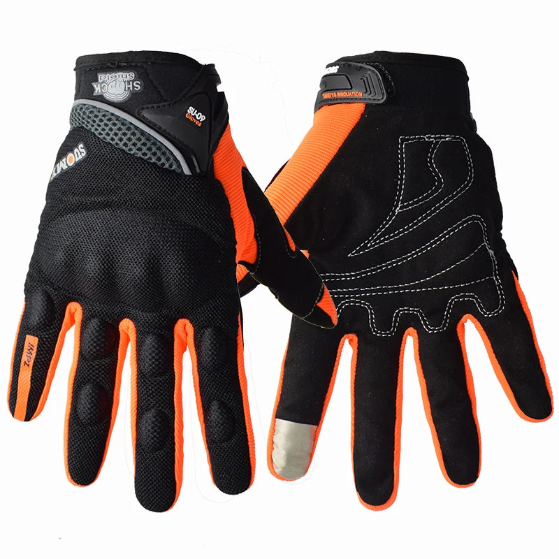 SUOMY Summer Motorcycle Gloves Touch Screen Full Finger Racing/Climbing/Cycling/Riding Sport Windproof Motocross Gloves Luvas