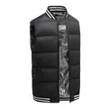 Thickened Down Cotton Heating Vest USB Charging Unisex Sleeveless Couple Outerwear Motorcycle Rider Vest Autumn Winter Warmth