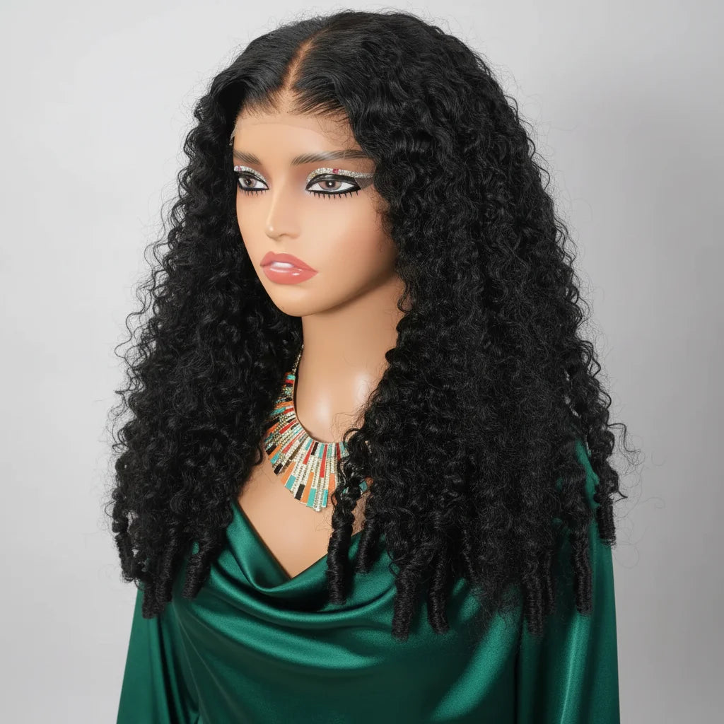 Burmese Curly 30 40 Inch 13x6 HD Lace Frontal Wig Human Hair Preplucked for Women 13x4 Lace Front Wigs Deep Wave with Spiral End