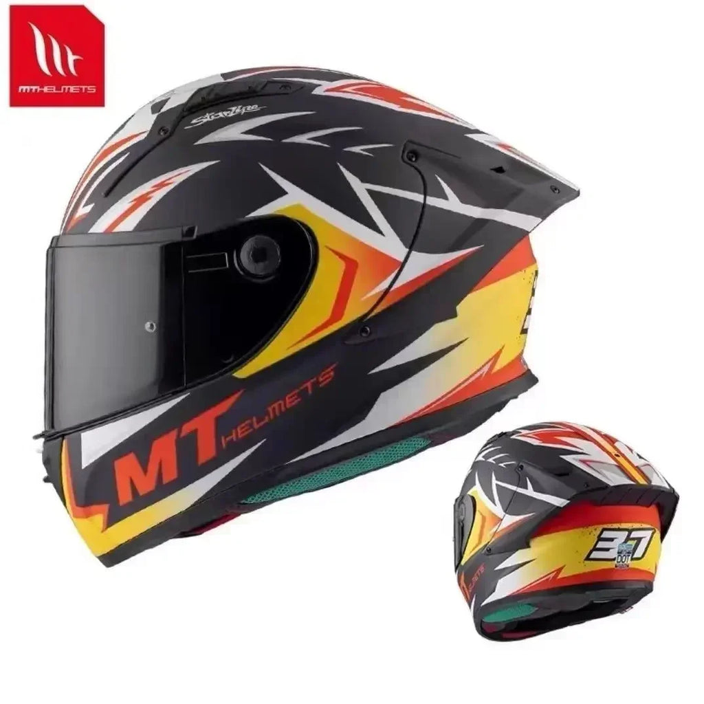 MT KRE+ Carbon Fiber Motorcycle Helmet ECE DOT Approved Full Face Professional Racing Off-road Helmet Cascos Para Moto for FIM