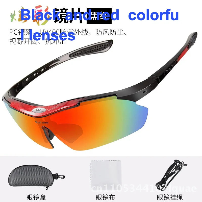 West Rider Unisex Polarized Color Changing Riding Glasses Windproof Outdoor Sports Motorcycle Running Goggles for Men And Women