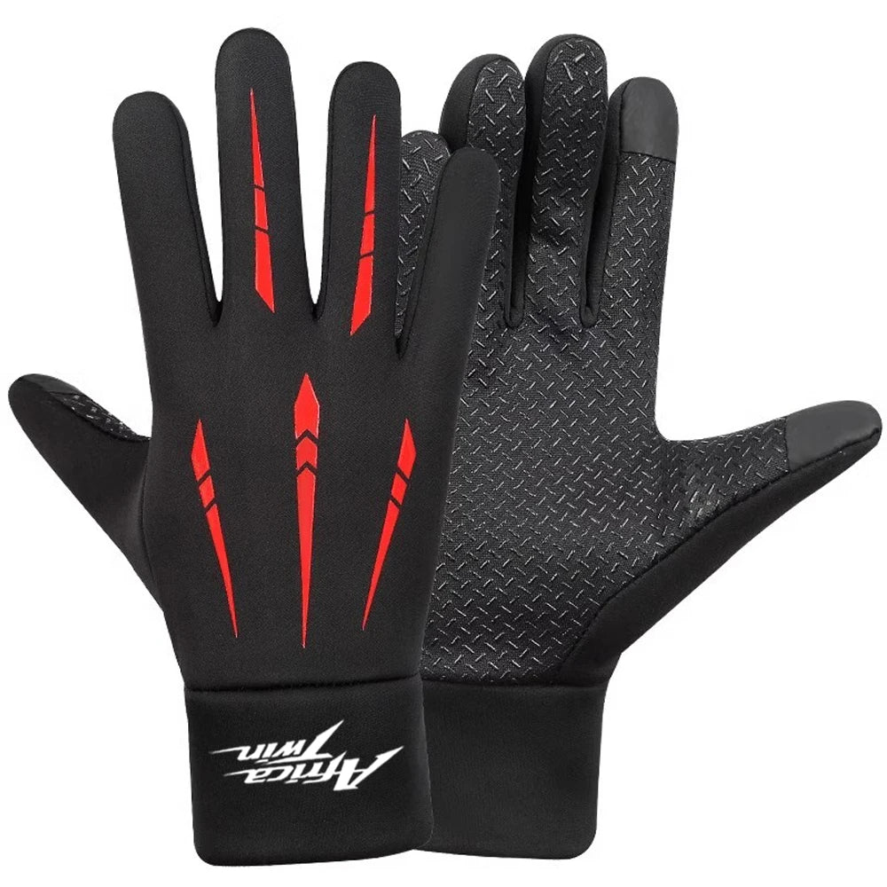Motorcycle windproof, waterproof, warm riding equipment, full finger touchscreen gloves   For Honda CRF1100L CRF 1100 L