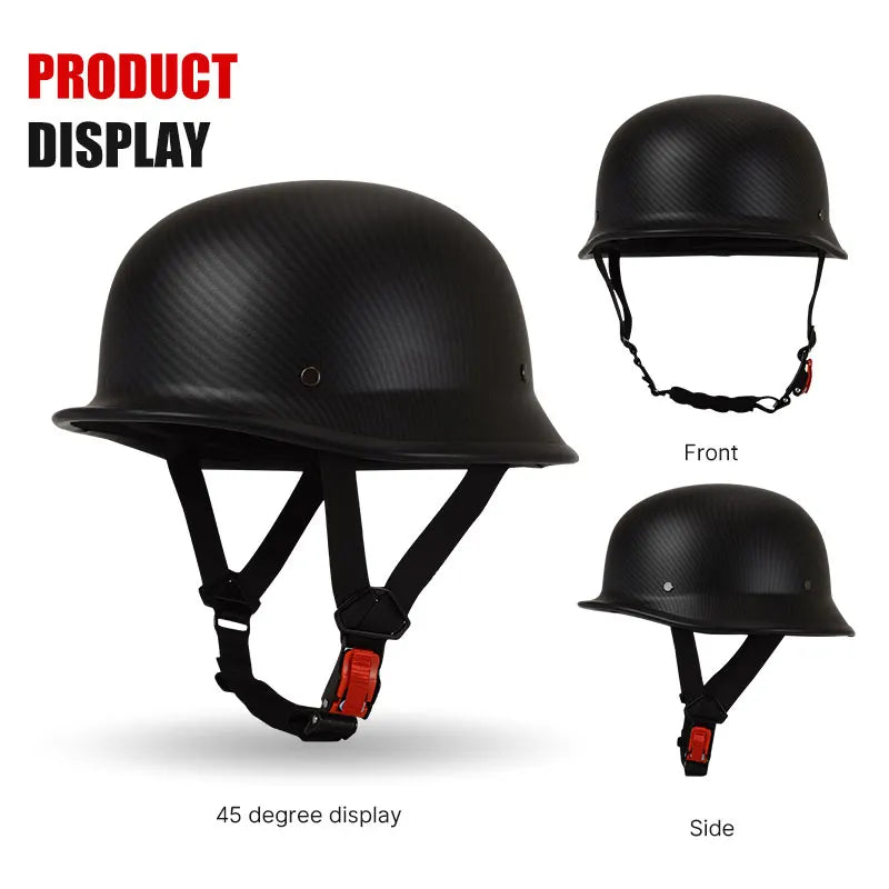 Oversize XXL-4XL Size German Style Vintage Helmet Motorcycle Face Helmet Biker Pilot Casco Moto Motorcycle Helmet DOT