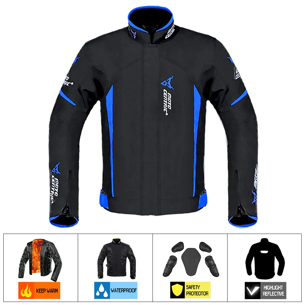 Motorcycle Jacket Pants Waterproof Windproof Moto Protection Motorbike Riding Moto Jacket Pants Four Season Cycling Clothing