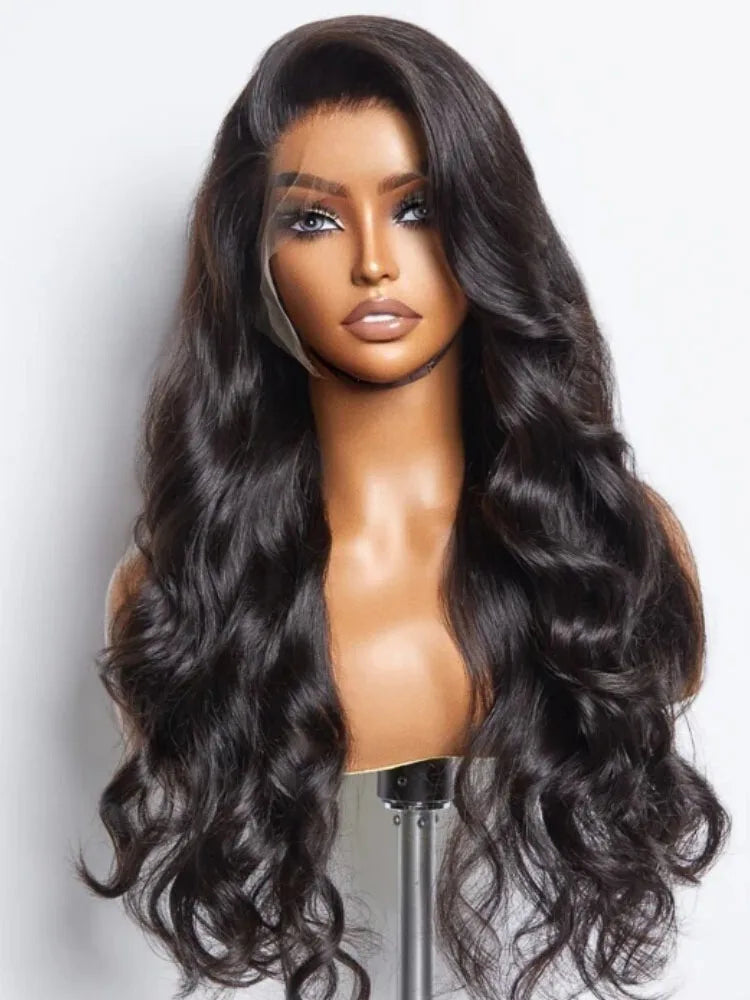 200％ Density Body Wave Lace Front Wigs Human Hair Pre Plucked 13x4 HD Lace Frontal Wigs for Women Glueless Wigs Brazilian Virgin