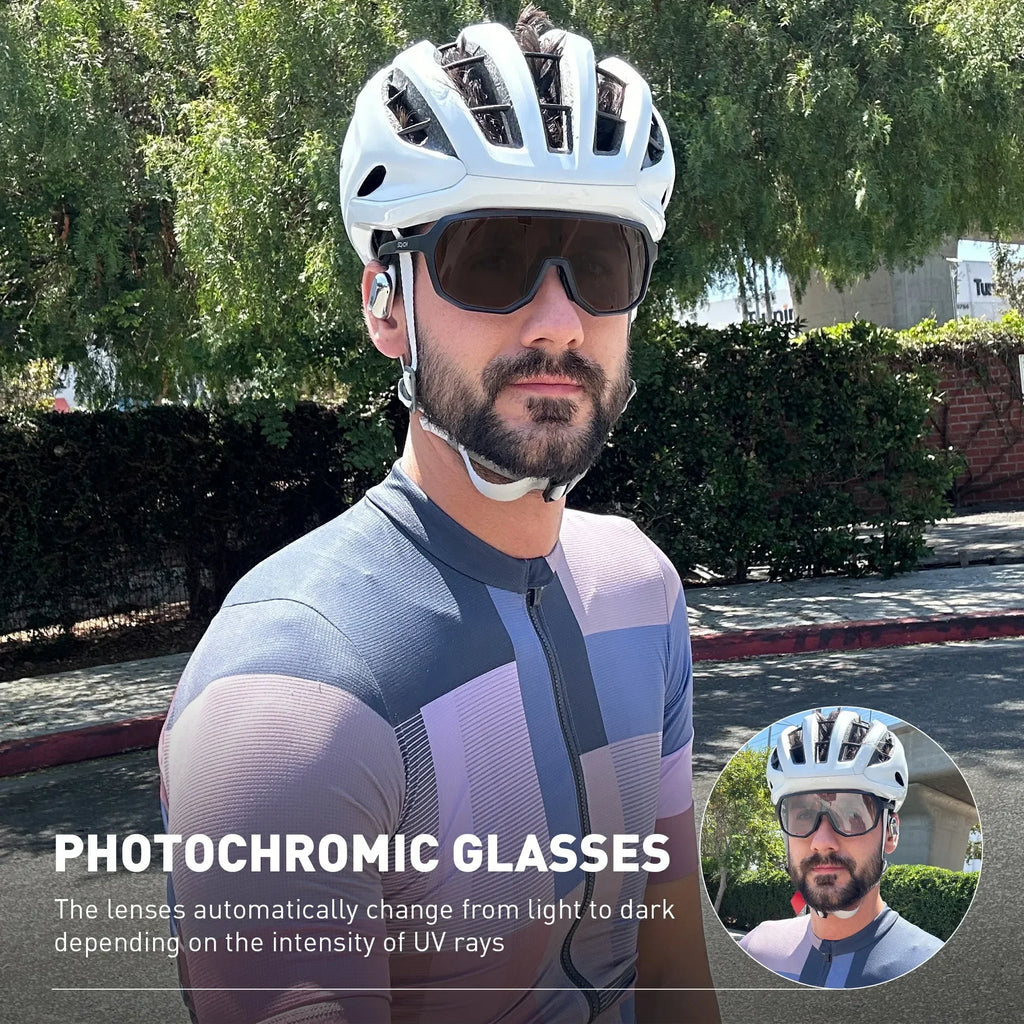 SCVCN Photochromic Cycling Glasses UV400 Goggles Hot Motorcycle Bike Riding Outdoor Sport Cycling Sunglasses Men Women Hiking