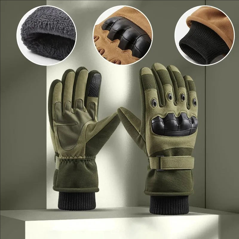 Winter Camping and Hiking,Motorcycle tactical hunting full finger walking gloves, skiing protective sports gloves, riding gloves