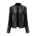2026 Zipper leather jacket motorcycle topThis year's trend Women's , Rivet Coat,Spring coat zipper women's clothing