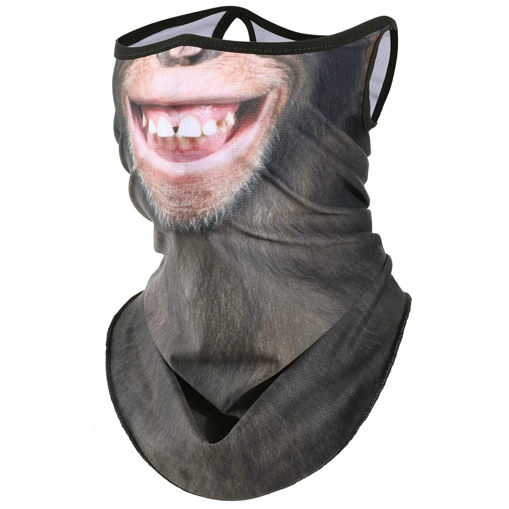 Motorcycle Face Mask Moto Helmet Breathable Bandana Hood Ski Neck Warmer Gaiter Windproof Dustproof Scarf Biker Mask