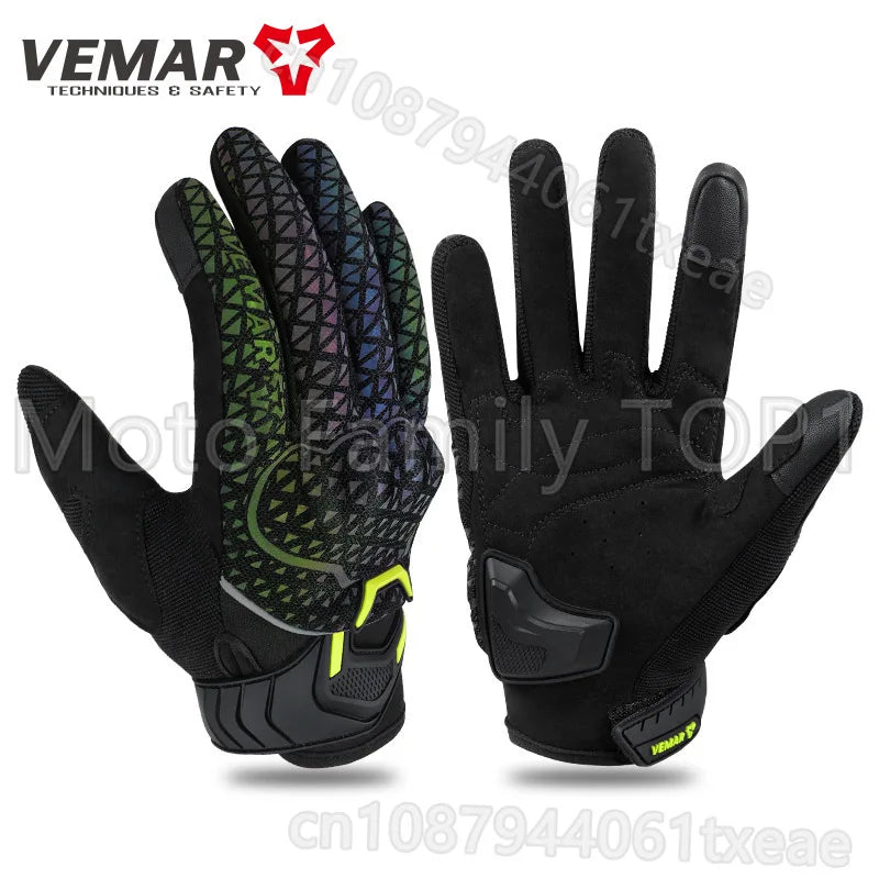 Spring summer gloves motorcycle men women riding gloves TPU protective case anti-drop locomotive rider breathable moto gloves