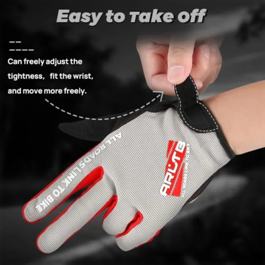 Cycling Gloves for Men and Women Mountain Bike Gloves for Bike Riding Mountain Bicycle Dirtbike Motorcycle BMX MTB Motocross Ra