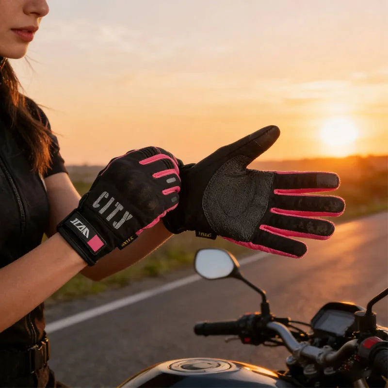 JCAA Winter Thermal Motorcycle Gloves Waterproof Windproof Warm Glove for Motorbike Riding Racing Moto Cross Cycling Accessories