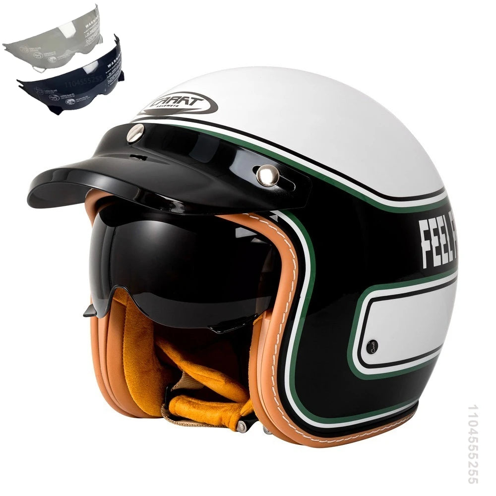 Motorcycle Helmet Open Face Helmet for Men Women Capacete De Moto ABS Material Motorcycle Equipments DOT Certification