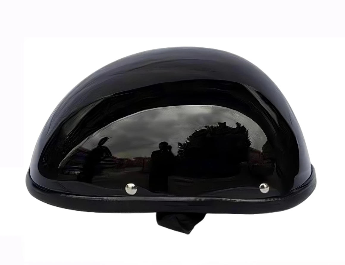 Vintage Retro German Soldier Half Helmet Fiberglass Shell Lightweight Cruise Off Road Motorcycle Helmet Cool Stylish Design
