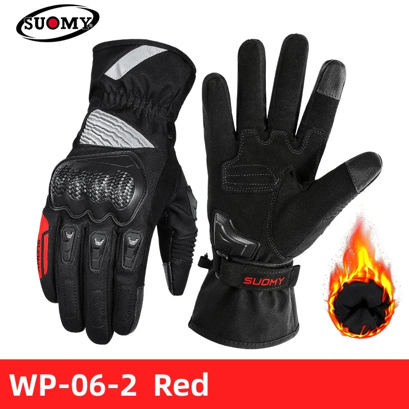 Winter Motorcycle Gloves Men Women Waterproof Warm Motocross Motorbike Racing Riding Protective Cold Weather Gear S-XXL