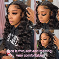 HD 13x6 Loose Nature Wave Lace Front Human Hair Wigs 250% Transparent 30 40 Inch 13x4 Full Deep Water Wave Lace Frontal Wigs