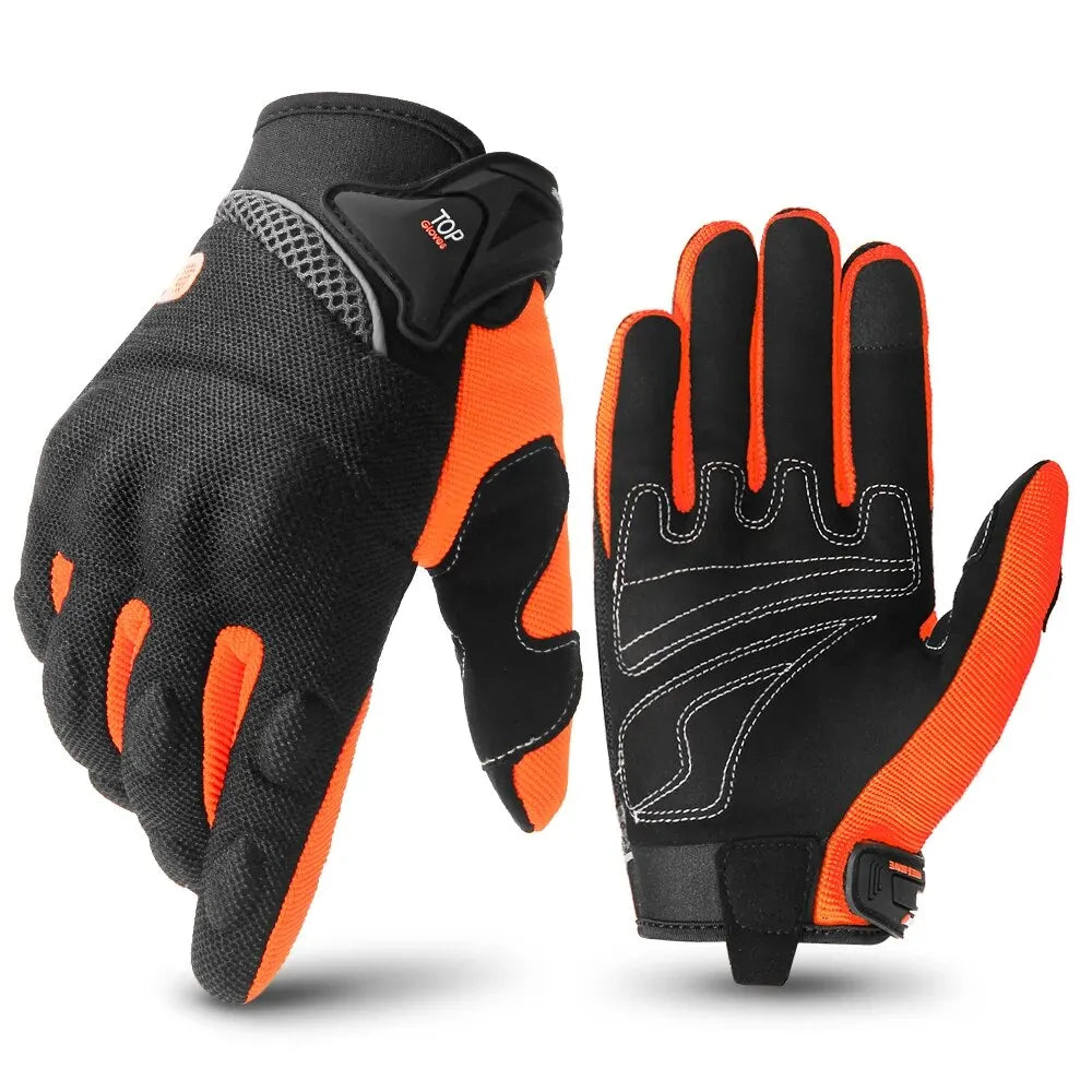 Motorcycle Gloves Women Motocross Full Finger Racing Gloves Touch Screen Moto Riding Gloves Outdoor Non-slip Guantes Moto M-2XL
