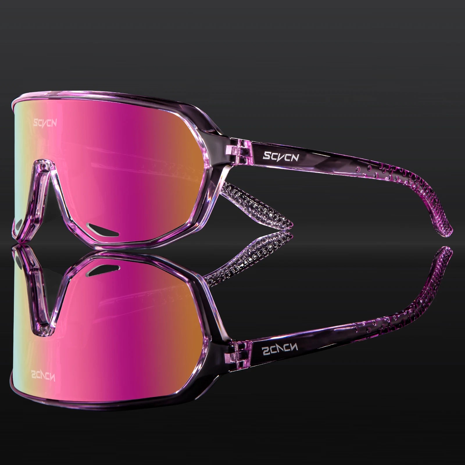SCVCN Hot Photochromic UV400 Cycling Glasses Motorcycle Bike Riding Outdoor Sport Cycling Sunglasses Men Women Hiking Goggles