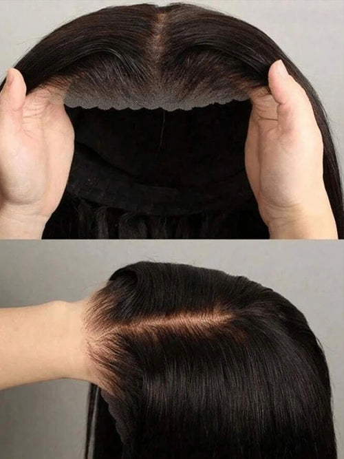 12A Ready To Go Glueless Wigs Pre Cut 13x4 Straight Lace Front Wigs Human Hair HD Transparent 5x5 Lace Closure Wigs for Beginner