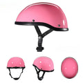 Vintage Motorcycle Cruiser Helmet Half Face German Helmet Motorcycle Helmet Bright Black Car-styling