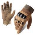 Breathable Touch Screen Motorcycle Gloves, Full Finger Summer Motorbike Riding Moto Gloves for Motocross