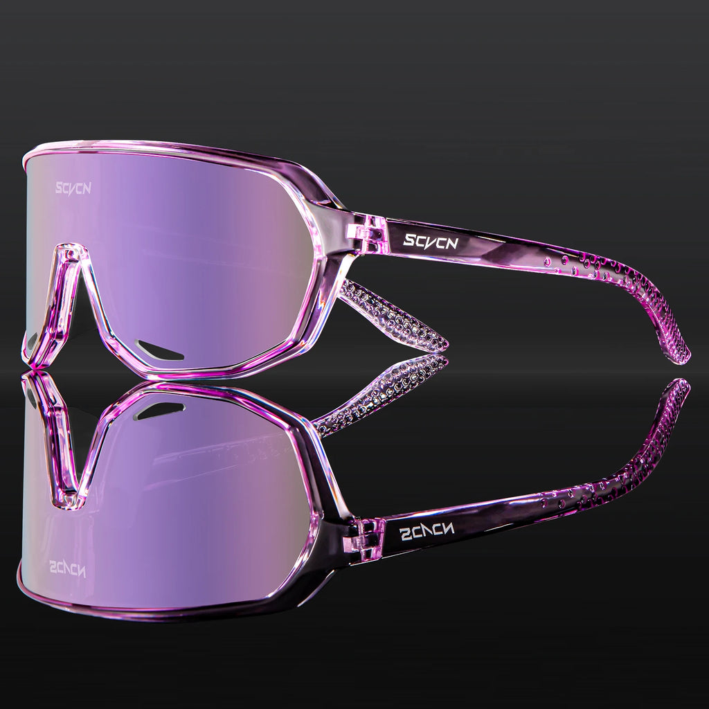 SCVCN Hot Photochromic UV400 Cycling Glasses Motorcycle Bike Riding Outdoor Sport Cycling Sunglasses Men Women Hiking Goggles