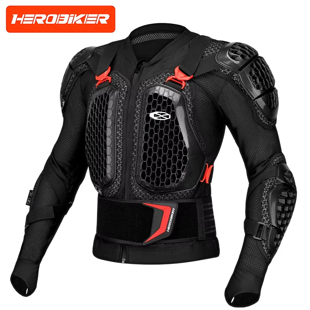 Off-Road Motorcycle Armor Unisex Protection Breathable Abrasion-Resistant Impact Gear For Moto Riding Jacket Pants-CE Certified