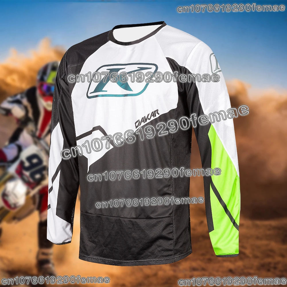 Klim Off-Road Motorcycle Stunt Shirt for Men, Downhill Biking Gear, Quick-Dry Sweat-Wicking Sports Apparel for Daily Adventures