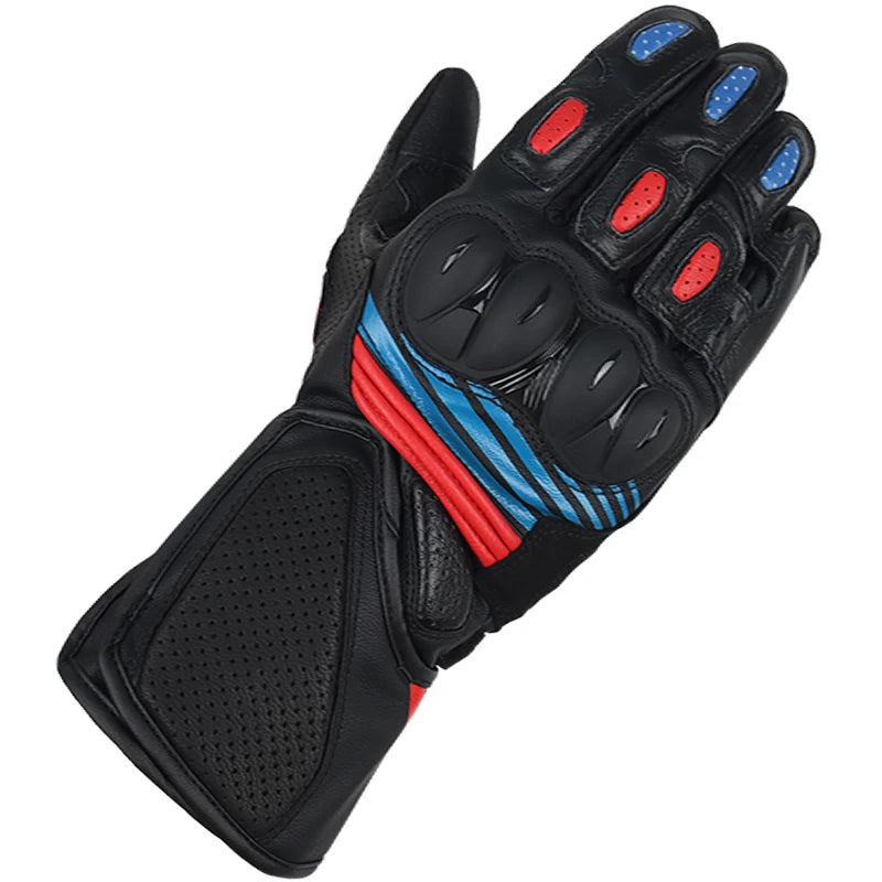 7 Color Two-X Gp Pro Sp-8 V3 Motorcycle Motocross Scooter ATV Bike Riding Full Finger Protective Motorbike Racing Leather Gloves
