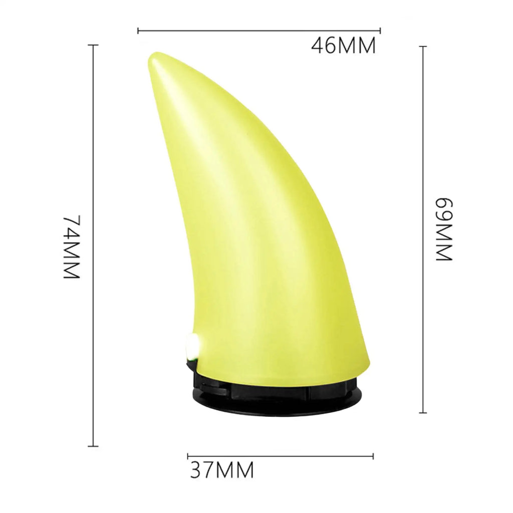 Illuminated Devil Horn for Helmet Waterproof Headwear Accessories Adhesive Car Roof Decoration Fit for Night Riding Motorcycle