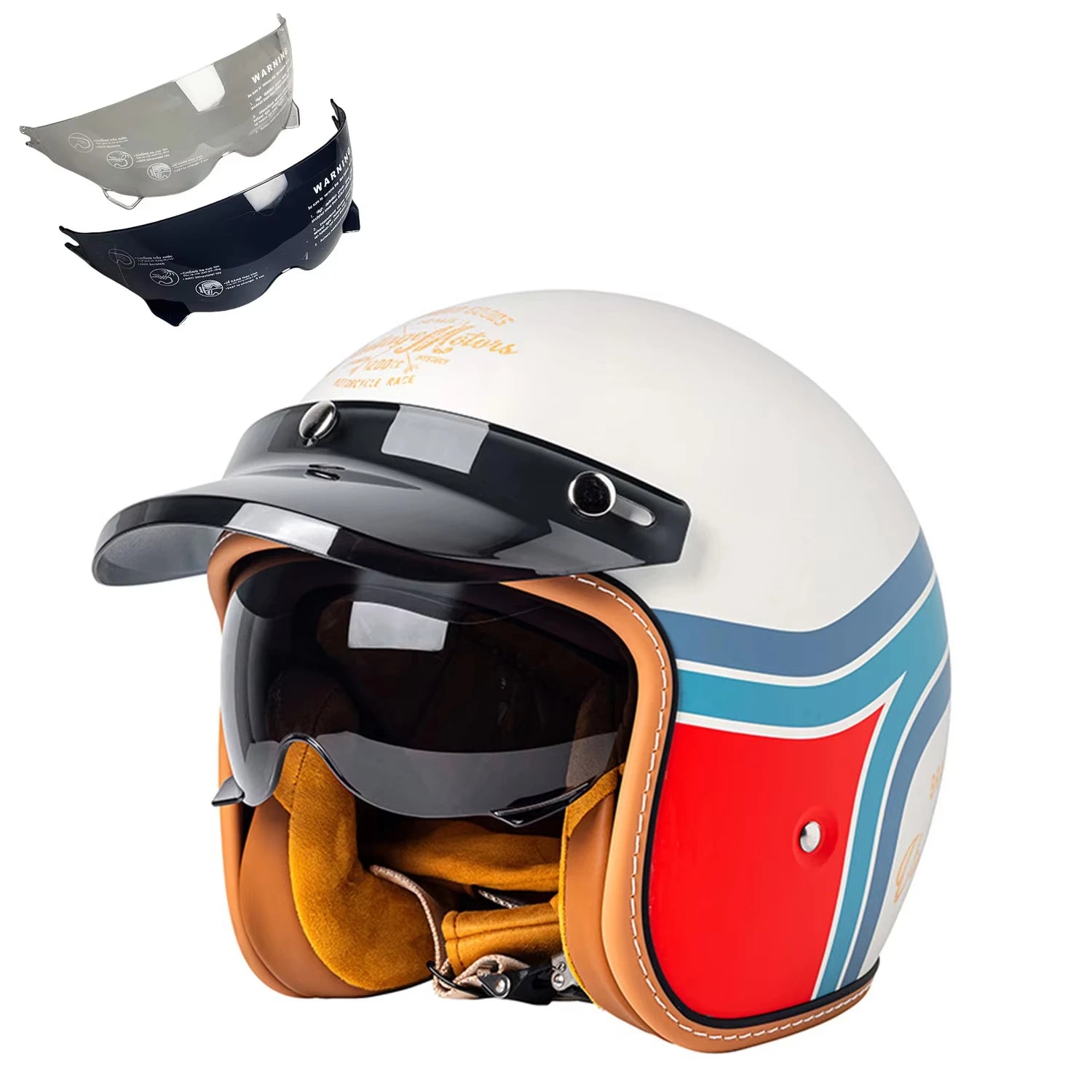 Motorcycle Helmet DOT Certification Moto Helmet Open Face Men Women Capacete De Moto ABS Material Motorcycle Equipments